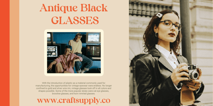 Calive Font Poster 3