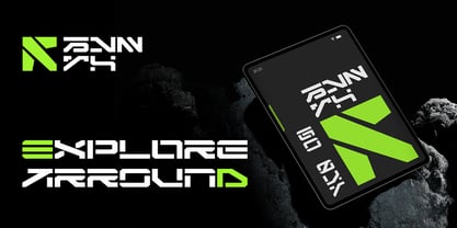 Zero Form Font Poster 2