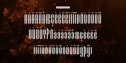 Gaudero Font Poster 11