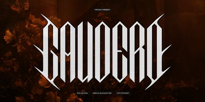 Gaudero Font Poster 1