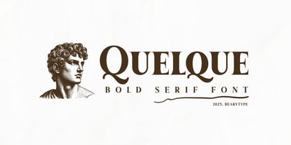 Quelque Font Poster 1