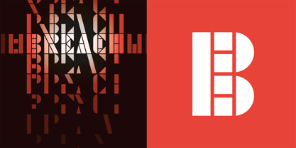 Breach Font Poster 3