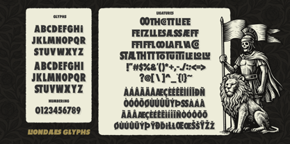 Fd Liondales Font Poster 2