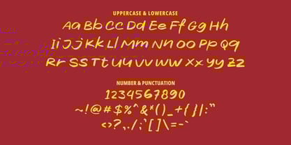 Mofires Brush Font Poster 8