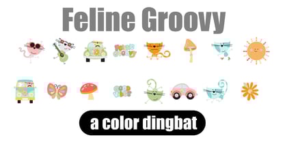 Feline Font Poster 3