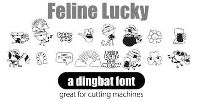 Feline Font Poster 7
