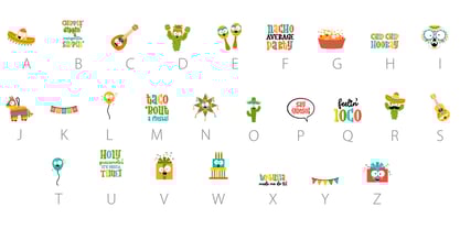 Nacho Man Font Poster 9