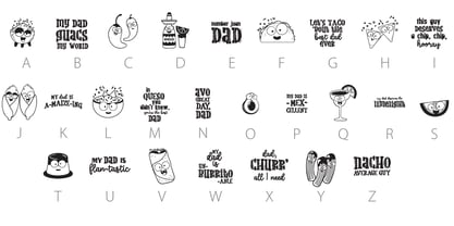 Nacho Man Font Poster 12