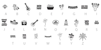 Nacho Man Font Poster 11