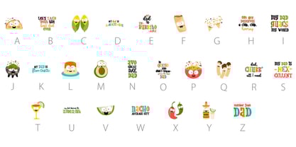 Nacho Man Font Poster 10