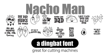 Nacho Man Font Poster 5