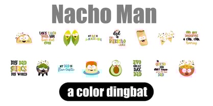 Nacho Man Font Poster 3