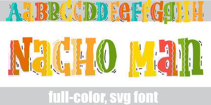Nacho Man Font Poster 2