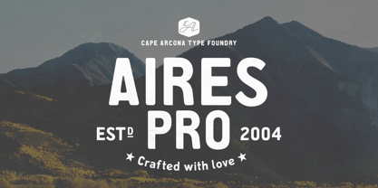 CA Aires Pro Font Poster 1