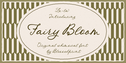 Fairy Bloom Font Poster 1