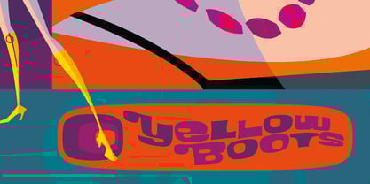 Blackcurrant Font Poster 2