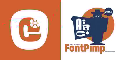 Blackcurrant Font Poster 8