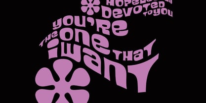 Blackcurrant Font Poster 3