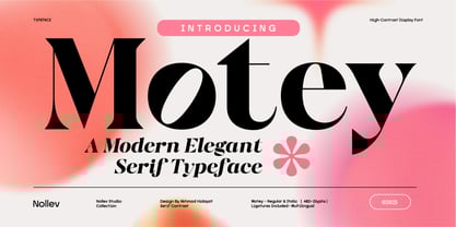 Motey Font Poster 1