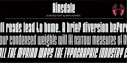 Ainsdale Font Poster 1