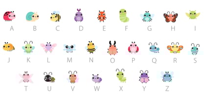 Baby Bug Font Poster 8