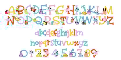 Baby Bug Font Poster 7