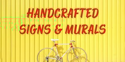 Sign Painting Script Font Poster 5