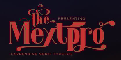 Mextpro Font Poster 1