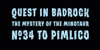 Appointment With Danger Font Poster 4