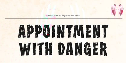 Appointment With Danger Font Poster 6
