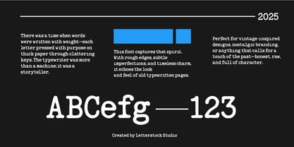 Rattle Ink Font Poster 4