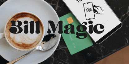 Bill Magic Font Poster 9