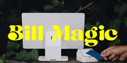 Bill Magic Font Poster 11