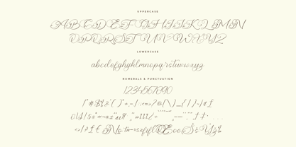 Cheline Galina Font Poster 7