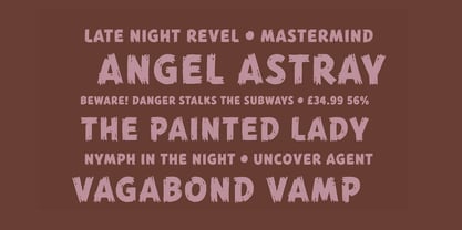 Agent Of The Uncanny Font Poster 4