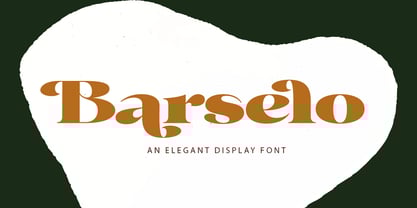 Barselo Font Poster 1