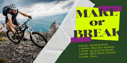 Barselo Font Poster 3