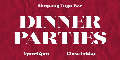 Barselo Font Poster 8