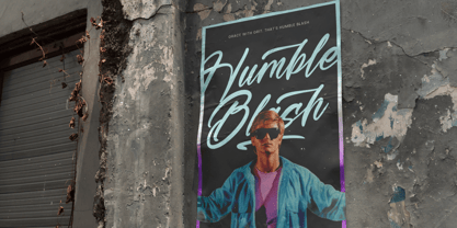 Humble Blash Font Poster 8