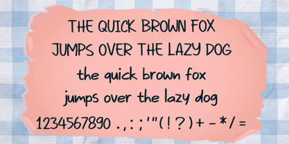 School Handwriting Font Poster 4