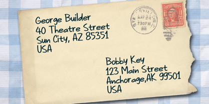 School Handwriting Font Poster 3