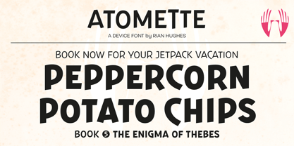 Atomette Font Poster 5