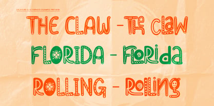 Funny Alfredo Font Poster 2