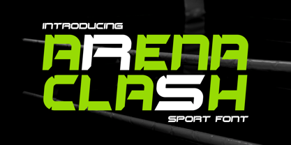 Arena Clash Font Poster 1