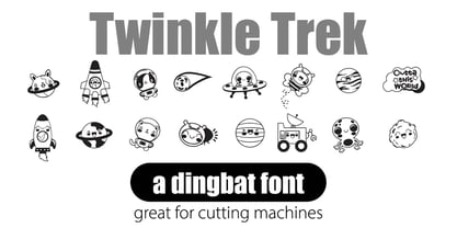 Twinkle Twinkle Font Poster 6