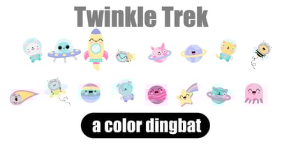 Twinkle Twinkle Font Poster 4