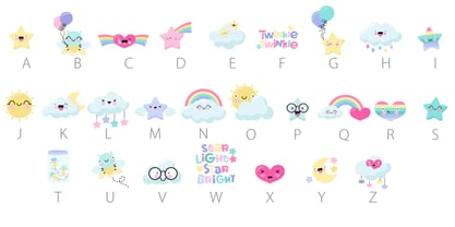 Twinkle Twinkle Font Poster 13