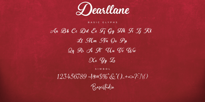Dearllane Font Poster 8