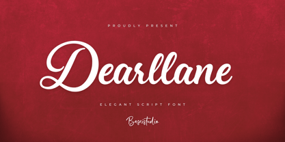 Dearllane Font Poster 1