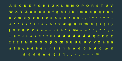 Borckon Font Poster 12